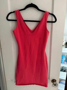Pink bodycon dress